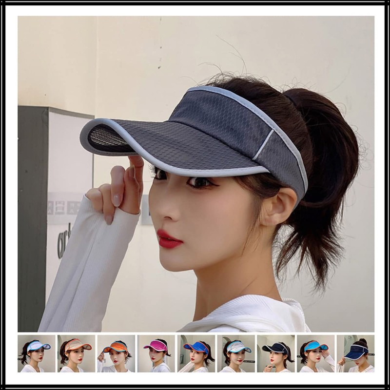 White Fang CA525 Women's Visor Sun Visor, Solid, Logo Hat,
