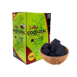 Natural Coconut Charcoals, Coal (72 Count)