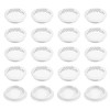 PATIKIL 60 mm Circular Soffit Vent, 20 Pcs Stainless Steel