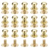 sourcing map 6mm Ball Head Stud Rivets Screw Back, 15Pack