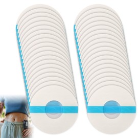 40pcs Universal Adhesive Patches for CGM, Waterproof Sensor Covers Protection Breathable Clear Glucose Monitor Overpatch Long-Lasting Adhesive Stickers Pre Cut CGM Tape