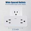 Surge Protector Outlet Extender with Rotating Plug, Multi Plug Outlet