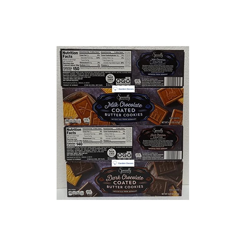 Specially Selected Butter Cookie Coated with Dark & Milk Chocolate
