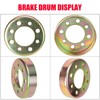 GREHUA Rear 4" Drum Brake Band Pin Brake Cable Kit
