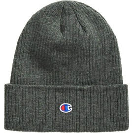 Champion Mens Knit Cuffed Beanie Hat Green O/S