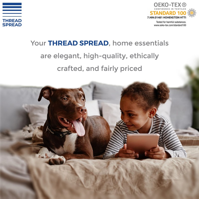 THREAD SPREAD Egyptian Cotton Sheets King Size - 600 Thread