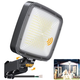 WILLGOTOP 150W Dusk to Dawn Outdoor Lighting, 20000LM LED Barn Lights Outdoor, Flood Lights 6500K Daylight IP66 Waterproof with 150° Adjustable for Street Yard Garage Shop