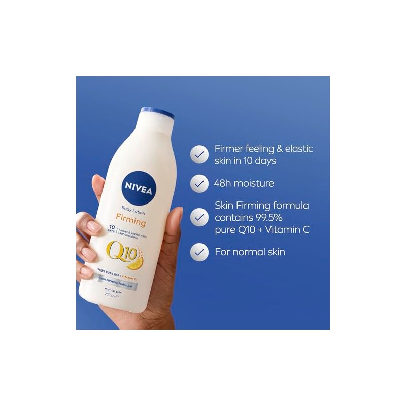 Nivea Q10 Energy Plus Loción Corporal Reafirmante - 8.5 fl