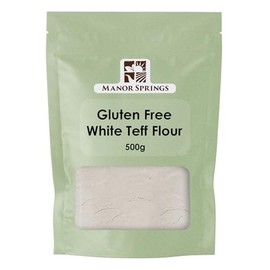 Gluten Free White Teff Flour 500g by Manor Springs