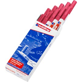 EDDING 780 Paint Marker Pen Extra FINE Low Odour - RED