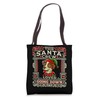 Jack Russell Terrier Santa Claus Crew Christmas Dog Elf Tote