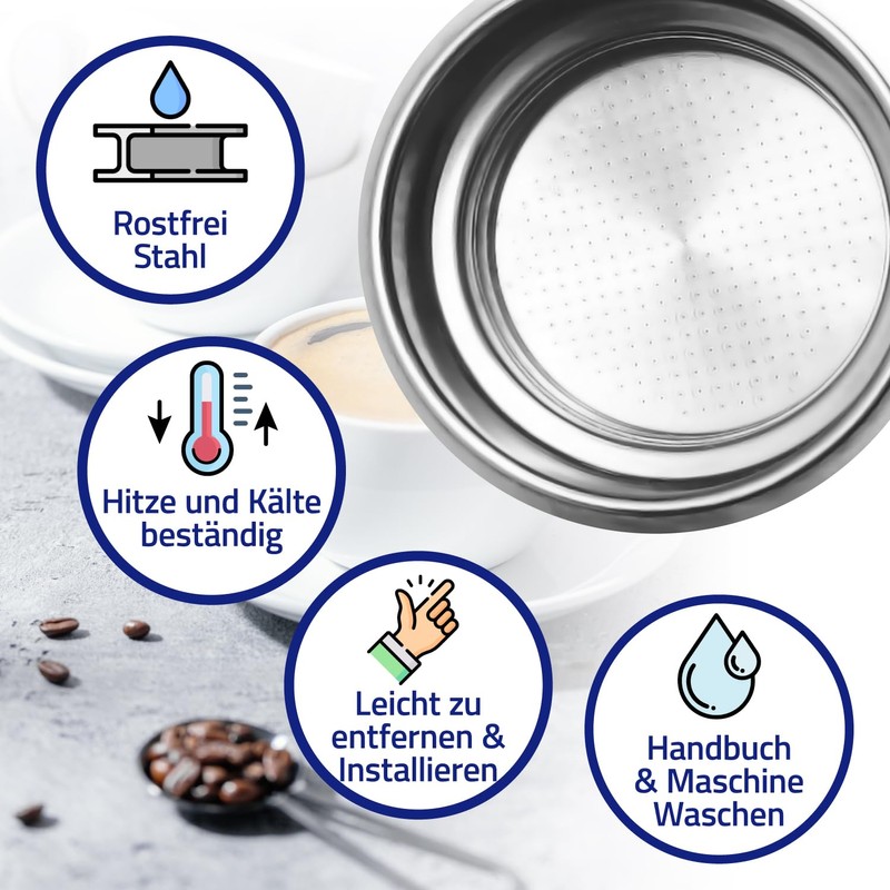Coffee Filter Stainless Steel 1 Cup for Mokona Coffee Strainer
