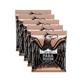 5 PACK Ernie Ball 2080 Paradigm Phosphor Bronze Acoustic Strings Extra Light 10-50