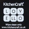 KitchenCraft Lovello LOVSINKBLK Retro Metal Kitchen Sink Tidy, 20 x