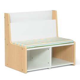 Delta Children - GapKids Reading Nook with Padded Bench - Greenguard Gold Certified, Pastel