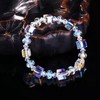 CACALOSS Crystal Bracelet for Women Fashion 7 Inch Approximately Rainbow