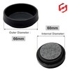 SUL Castor Caster Cup With Felt Pad Non Slip Floor