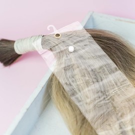 Beaupretty 5PCS Clear Wig Storage Bag with Hook for Hair Extensions Waterproof Pvc Wig Hanging Pouch Clear Wig Travel Bag for Hair Business and Travel