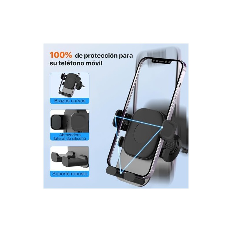 Soporte para Celular Automóvil, Porta Celular para Auto con Gancho