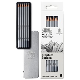 Winsor & Newton Studio Collection - Lápices de grafito (6 unidades)