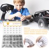 Raxfekro 420-Piece Set Compression Spring Assortment, 24 Specifications Compression Springs,