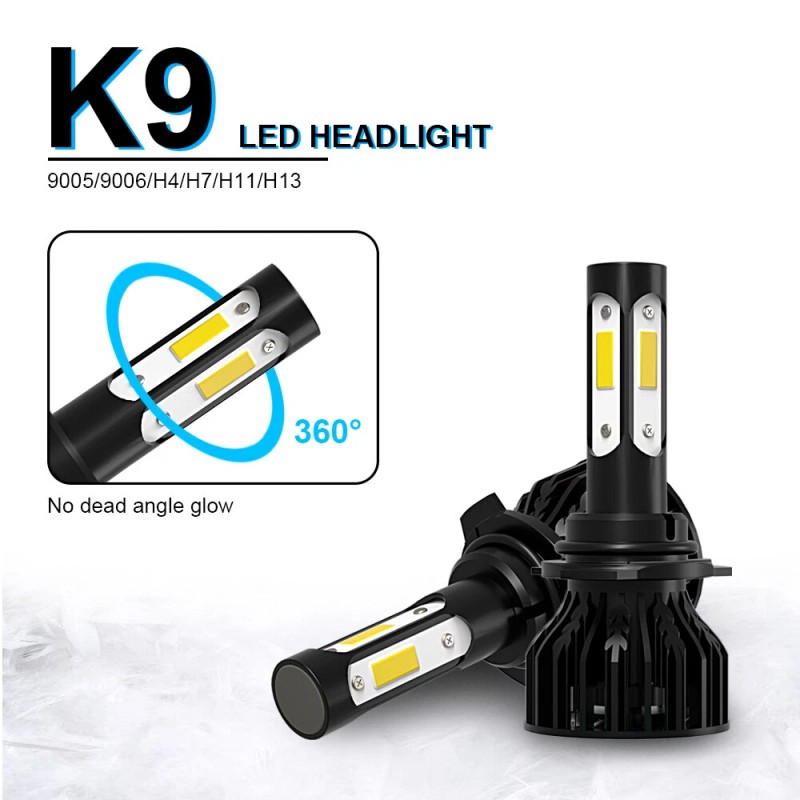 SHENKENUO For Lincoln Town Car 2003-2011 LED Headlight Kit High