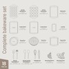 BAKKENMASTER 18-Piece Kitchen Oven Baking Set: Nonstick Gray Marble Coating,