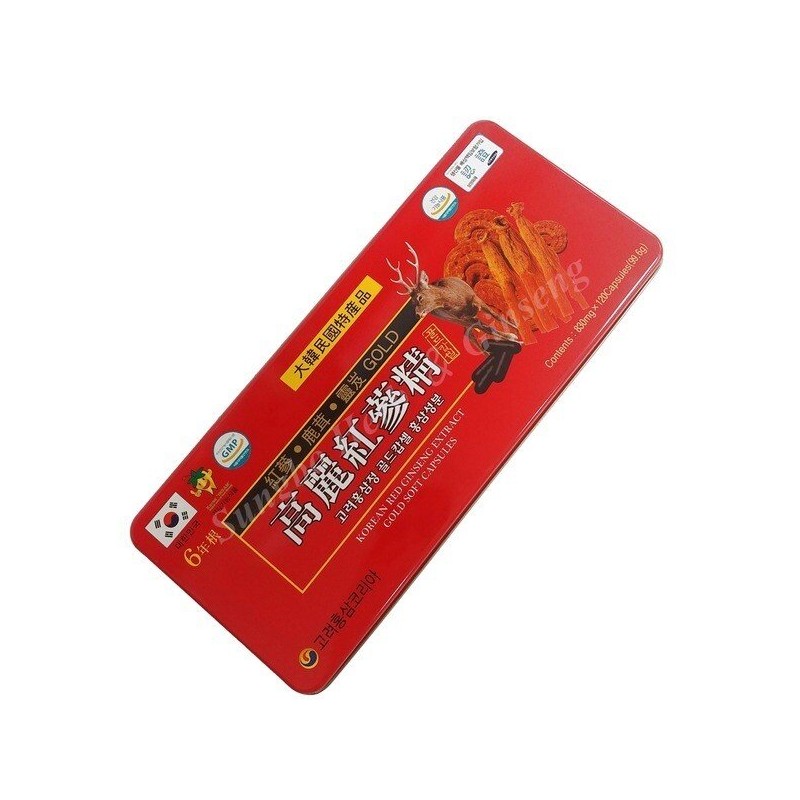 홍삼캅셀 홍삼캡슐 고려홍삼정골드캅셀 홍삼성분 정원 Korean Red Ginseng Capsule Korean