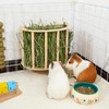 Guinea Pig Hay Feeder Wooden Rabbit Hay Feeder Big Volume