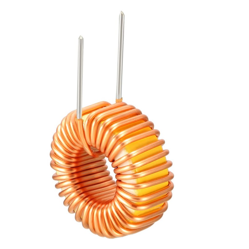 sourcing map Horizontal Toroid Induction Magnetic Single Layer Inductor 47uH