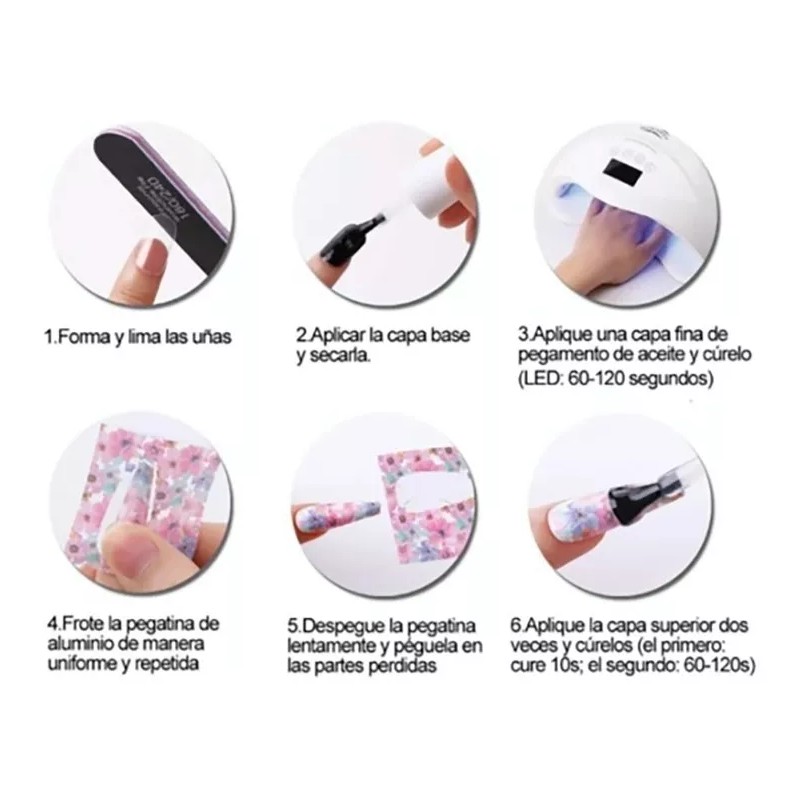 JR Pegamento Para Foil Jr 10ml Decoración Para Uñas Acrílico