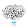 sourcing map 1/16" 1.5mm Aluminum Crimping Loop Sleeve Double Ferrule