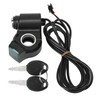 Electric Bike Throttle Grip Kit Speed Handlebars with Blue Font