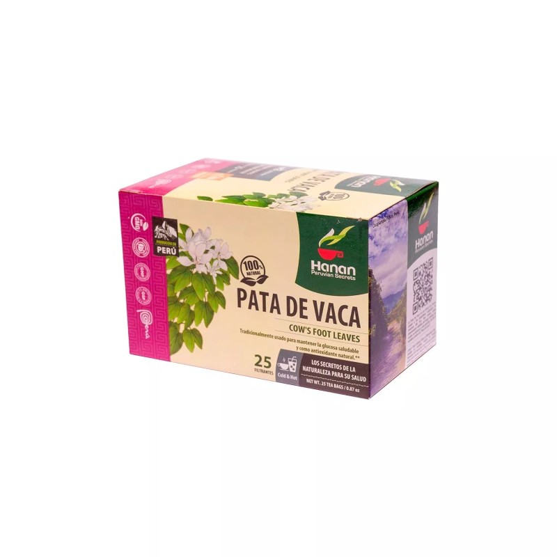 Hanan Pata de Vaca 25 Herbal Tea Bags Soldiers Foot