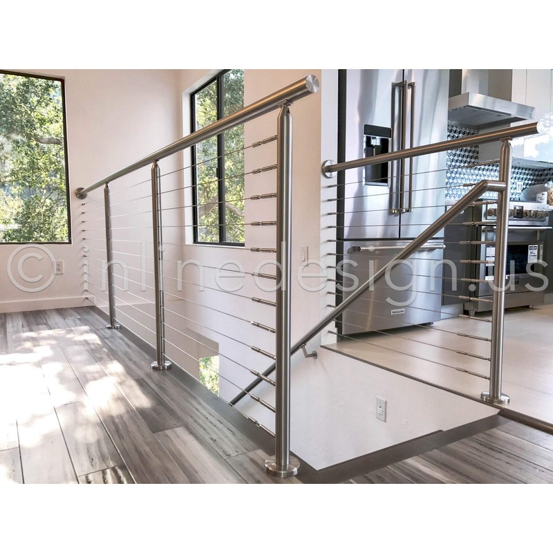 Handrail Bracket Stainless Steel 316 Luminous Quasar (Satin Stainless Steel)