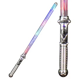 UMONI 27.76" LED Light-Up Swords with Multicolor Blades - Perfect for Kids & Cosplay - Green