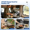 Portable Kitchen Range Hood,3-Fan Speeds and Large Oil Collection Cup,