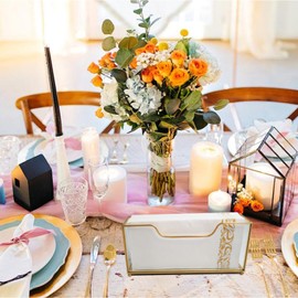 Shonmogar Guest Towel Holder,Gold Glass Napkin Holder for Bathroom,Vertical Bathroom Napkin Holder with Feets,Stylish Guest Towel Holder Tray for Bathroom Toilet Kithcen Dining Table Party Decor