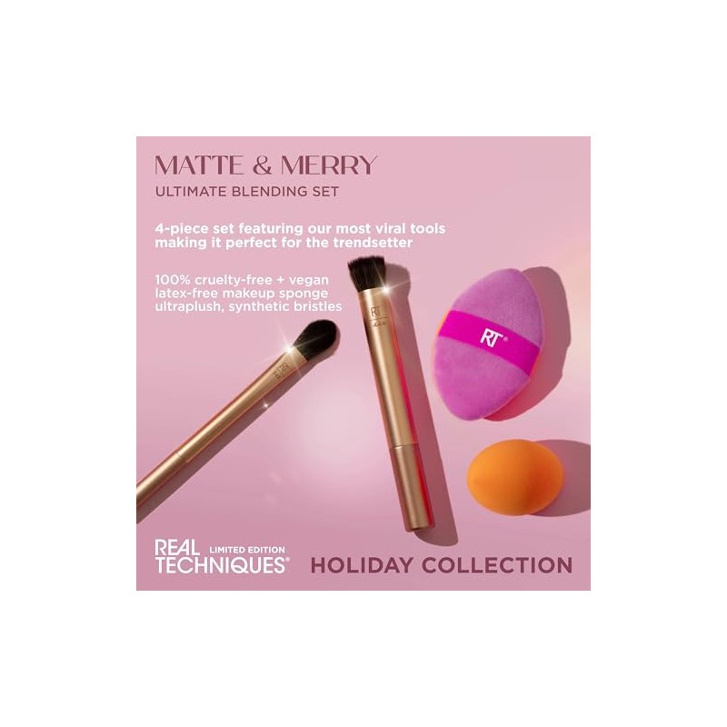 Real Techniques Matte & Merry Ultimate Blending Kit - Set