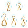 Pendant Clasps,50pcs Jewelry Making Supplies Pinch Clasp Bail Clip for