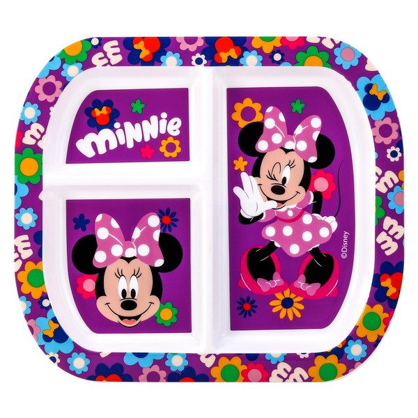 Zawadi Global Minnie Mouse 3 Section Reusable Childrens Kids Toddlers