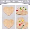 FINGERINSPIRE Bamboo Skewer Holder for Presenting Food, Heart Shape, 99
