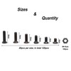 BinifiMux M4 Flat Head Screws and Hex Nuts Phillips, Countersunk