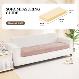 Magic Sofa Covers Sectional Couch Covers for Sofa, Soft Cushion Covers, Wear Resistant Stretchy Covers for Pet, Anti Slip Furniture Protector Sofa Slipcovers with Elastic Bottom