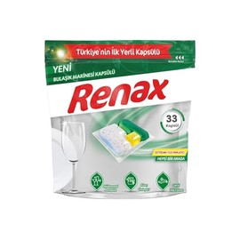 Renax Bulaşık Makinesi Kapsülü Hepsi Bir Arada 33 Lü