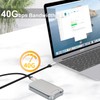Starinnox 3.3Ft USB4 [USB-IF Certified] for Thunderbolt 4 Cable, Support