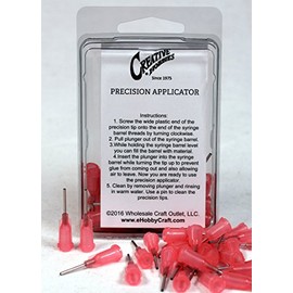 Creative Hobbies® 18 Gauge 0.5 Inch, Precision Applicator Dispenser Needle, Stainless Steel Blunt Tip, 50 Pieces in Storage Pack