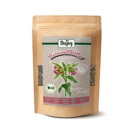 Biojoy Organic Comfrey Tea (100 g), Comfrey Leaves Dried and Cut (Symphytum officinale)