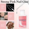DMQ French Ombre Press on Nails Set, 240Pcs Glitter Gradient