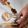 2 Pcs Wooden Honey Spoon & Honey Dipper Stick Set,